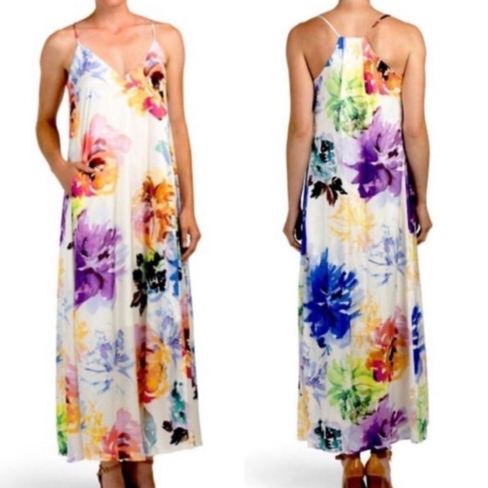 Nicole Miller Floral Maxi Dress - Multicolor